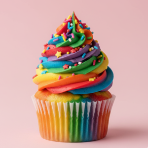 Rainbow Cupcake