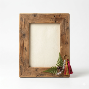 Handcrafted Wooden Photo Frame
