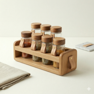 Wooden Spice Organizer