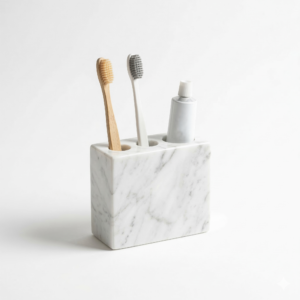 Marble Toothbrush Holder