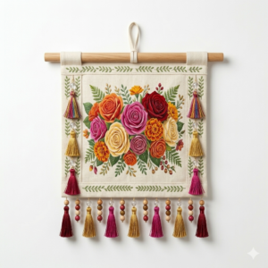 Handmade Fabric Wall Art