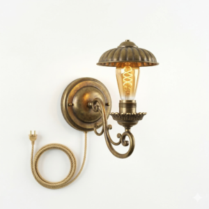 Vintage Brass Wall Lamp
