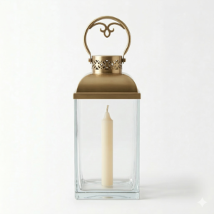 Glass Candle Lantern