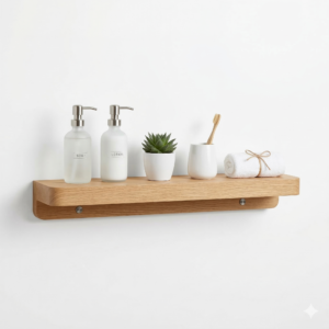 Wall Mounted Bathroom Shelf
