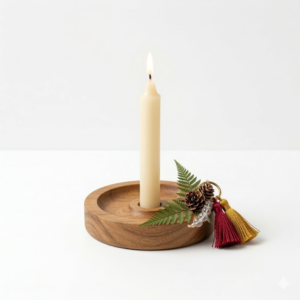 DIY Wooden Candle Holder