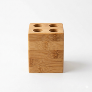 Bamboo Toothbrush Stand