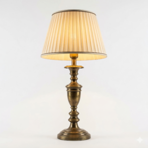 Vintage Brass Bedside Lamp