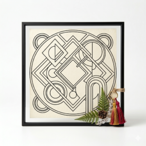 Minimal Line Art Frame