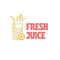 Green Orange Simple Illustration Juice Logo